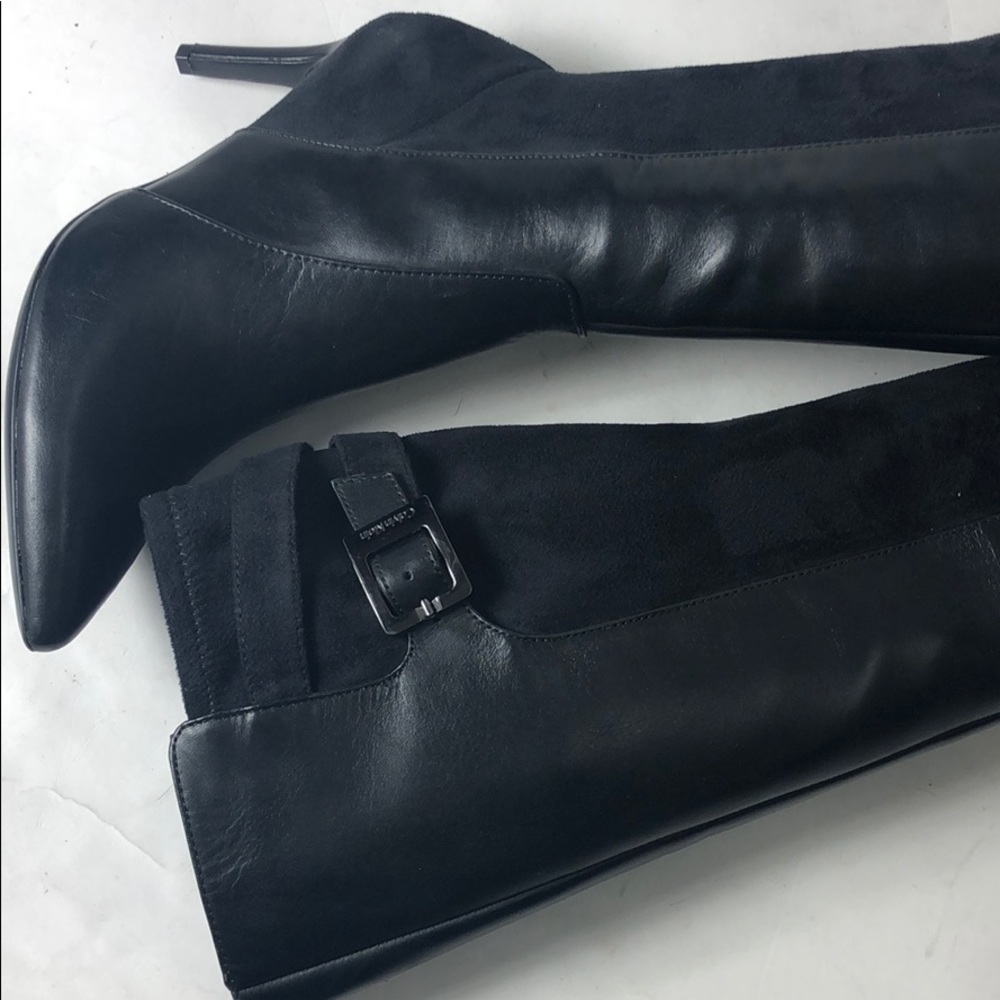 Calvin Klein Randin Boots Strech Fabric Boots New - Picture 6 of 8